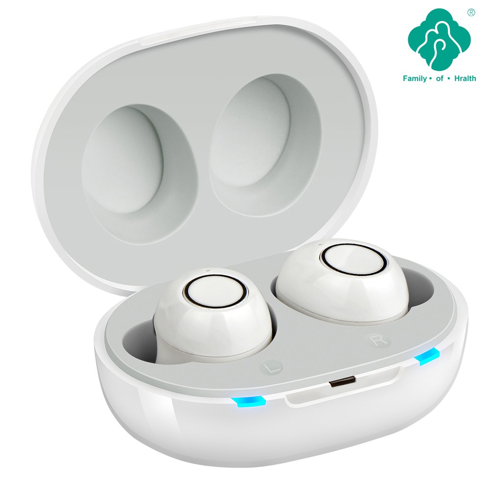 Intelligent new style hearing aid rechargeable low noise wide frequency one-click operation amplifier deaf hearing aids