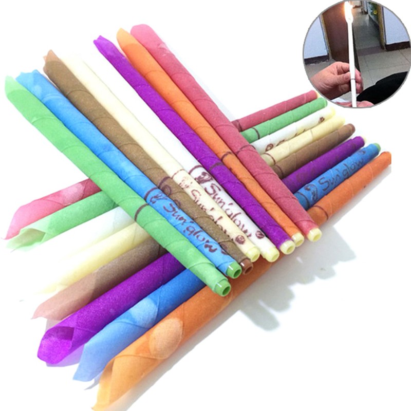 10pcs/set Ear Candles Health Care Ear Treatment Ear Wax Removal Ear Cleaner Ear Coning Therapy Indiana Therapy Fragrance Wax