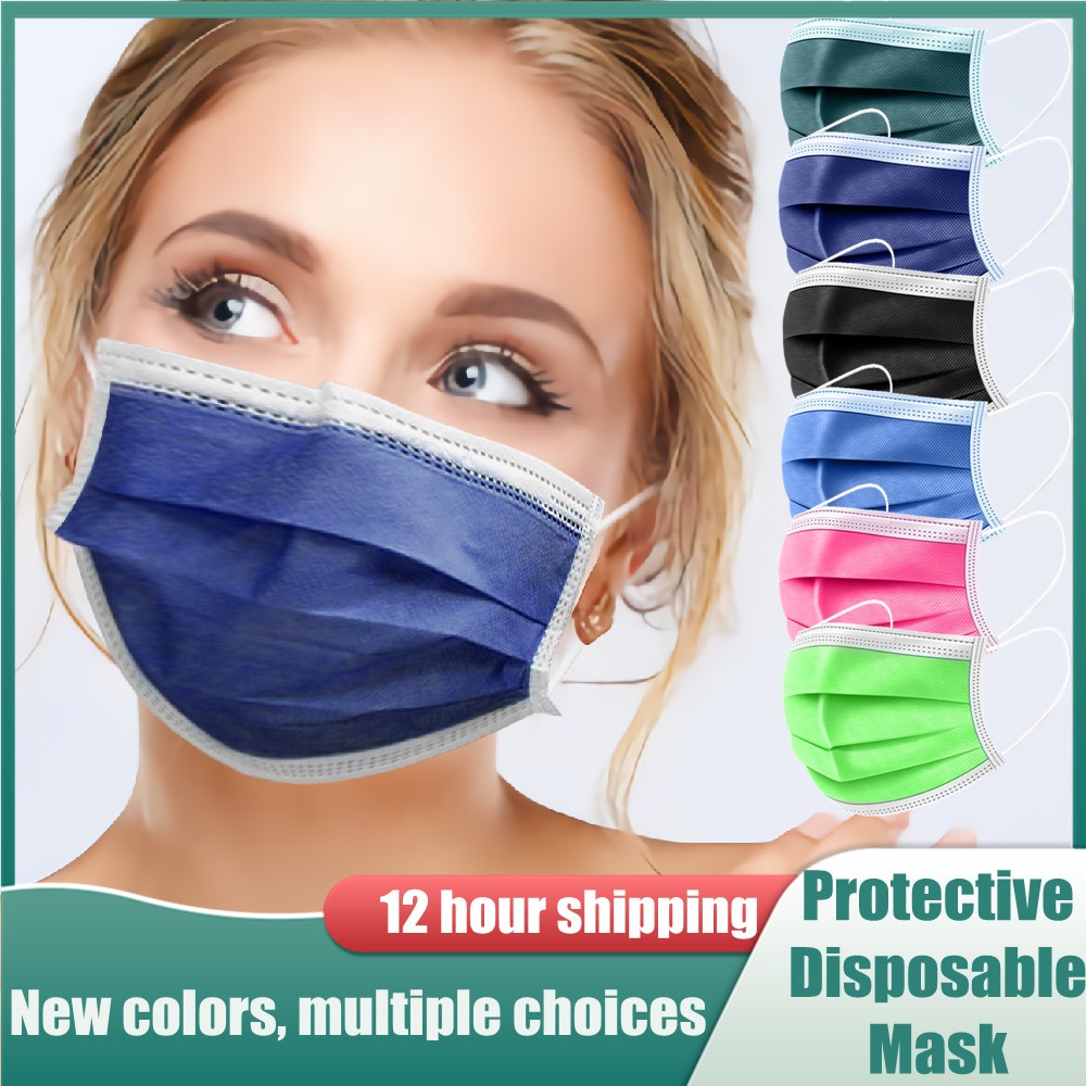 Disposable Mask Adult Colorful Face Masks Black Mouth Anti Dust Mascarillas quiurgicas homology adas Melt Puffed Cloth Fashion Mask