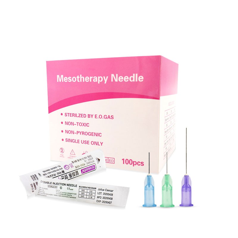 Advanced 2022 Deenora Sharp Mesotherapy Needle Body Facial Skin 10pcs/bag 4mm 13mm Disposable Painless Micro Hypodermic Needle