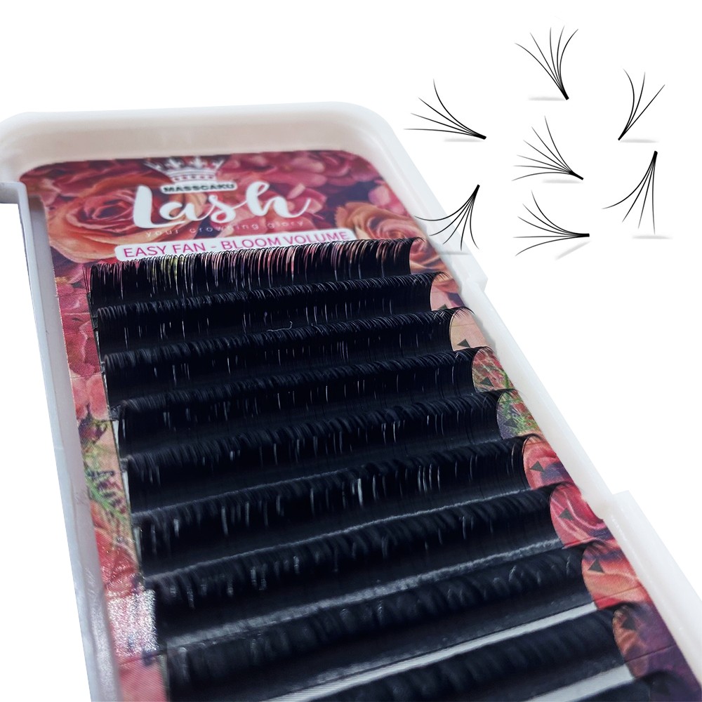 New Best Selling Easy Fan Matte Cashmere Lash Extensions 0.05/0.07/0.10mm Eyelash Extension Volume Russian Matte Flowering Fan