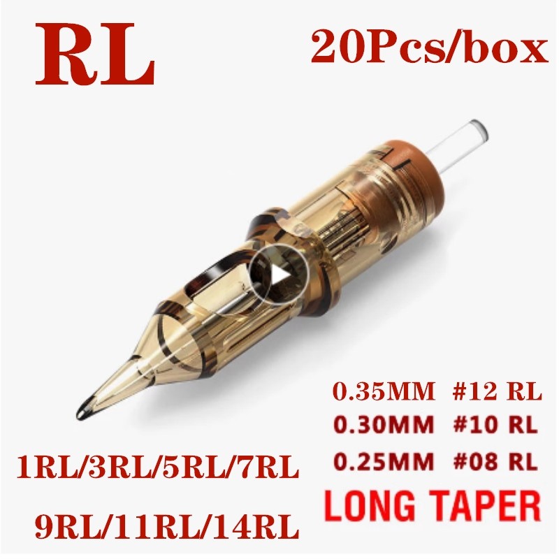 0.25mm tattoo cartridge needles L-taper revolution locator high quality tattoo needles 0801rl 0803rl 0805rl 0807rl