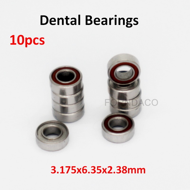 10pcs Dental RUCA SR144 Bearings 3.175 x 6.35 x 2.38mm High Speed ​​Handpiece Turbine