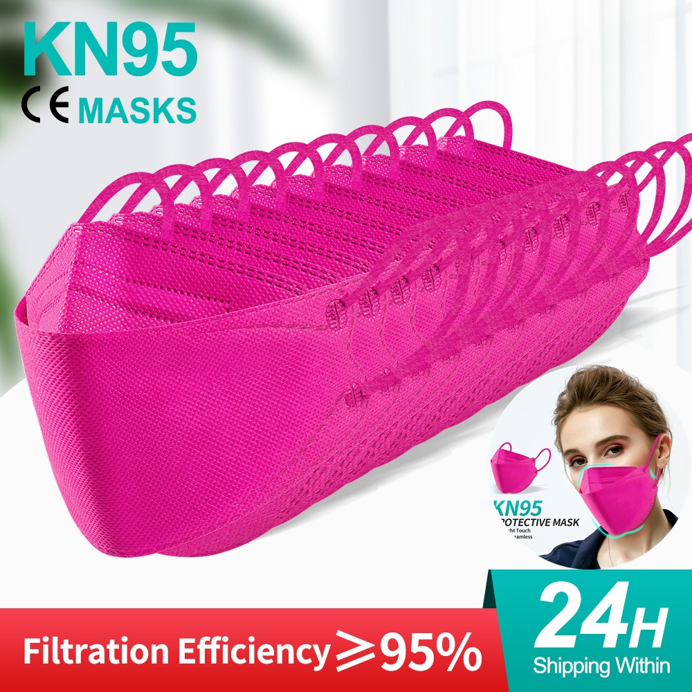 KN95 CE Face Mask FFP2 Mascarillas Approved fpp2 Facial Mascherine Reusable Adult Men Women Colorful Mask Protective Fish Mask