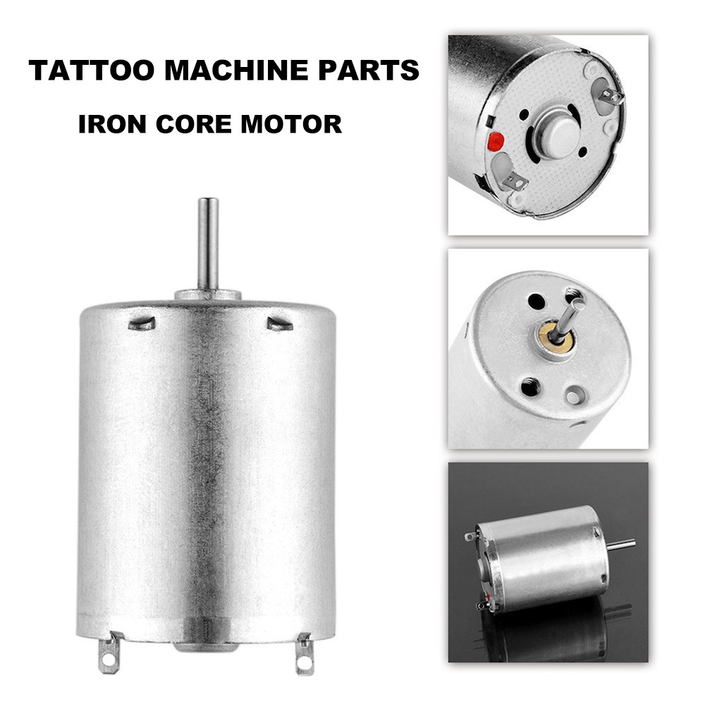 Professional tattoo motor 17mm 24mm dc micro 8500rp iron core motor for rotary machine liner and shader tattoo parts accessories