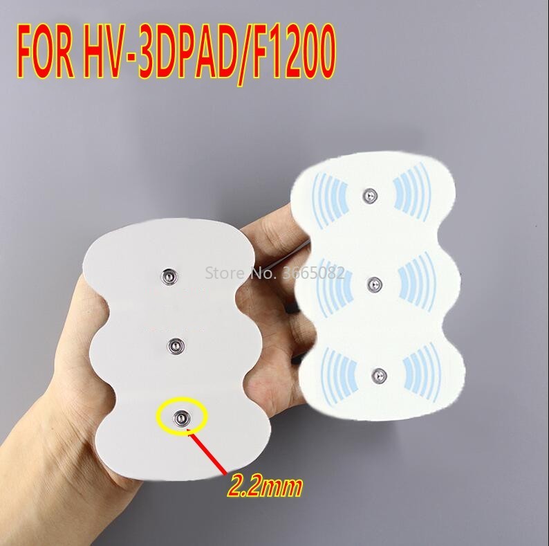 10pcs/6pcs Foam Tens Electrode Pads 3D Big Pad Hv-3dpad for Low Frequency Electric Therapy Equipment Hv-f1200