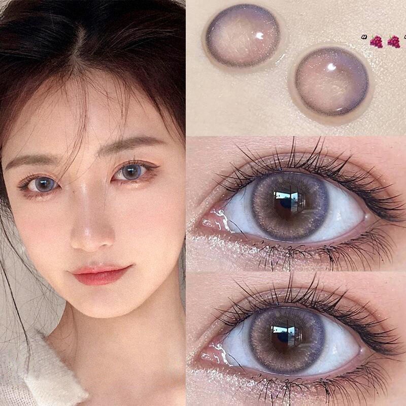 soft contact lenses for eyes 2 degrees pc/pair myopia prescription beauty pupil nature makeup colorful new york contact lens