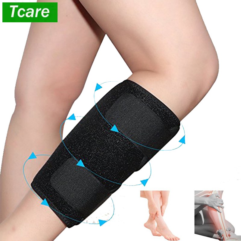 Tcare 1pc Leg Brace Ripped Muscle Shin Splint Brace Lower Leg Neoprene Runners Injury Strain Tear Splints Calf Compression Sleeve