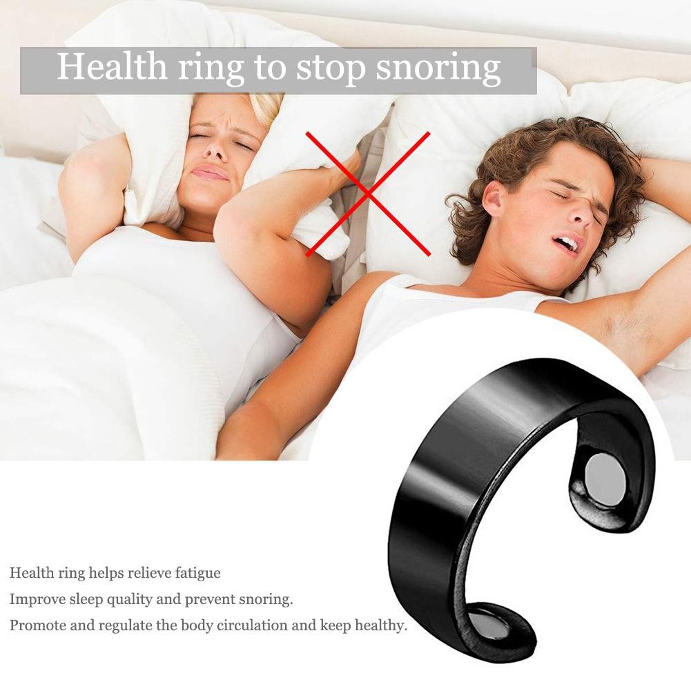 Anti-Snoring Device Ring Magnetic Therapy Acupressure Anti-Ring Ring Anti-Snoring Ring Stopper Sleeping Aid Device