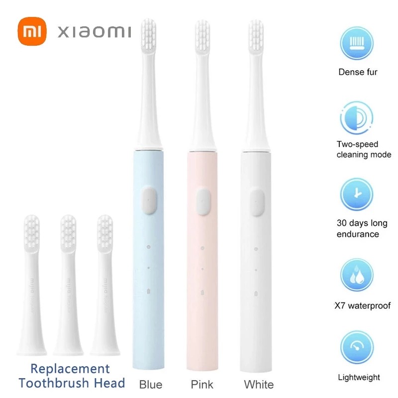 Original Xiaomi Millet Mijia T100 Sonic Mi Intelligent Electric Toothbrush Colorful USB Charging IPX7 Waterproof