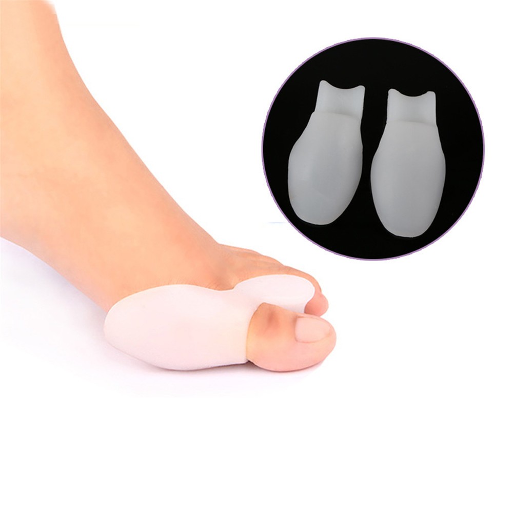 1pc toe separators spacer straightener thumb big toe pad device toe pads thumb valgus corrector relief foot bunion