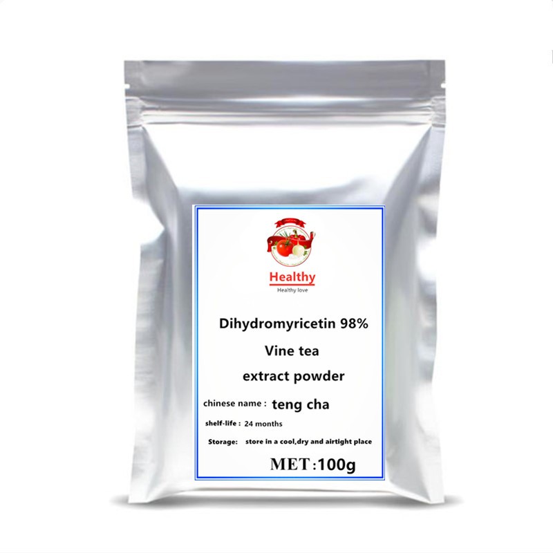 100-1000g Natural Vine Tea Extract Powder 98% DHM Dihydromyricetin Antioxidant Reduce Blood Sugar Levels and Blood Fat