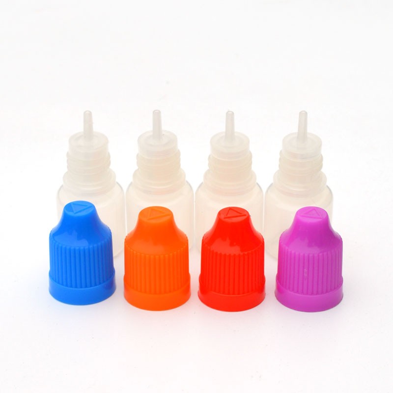 50pcs Empty 3ml Plastic Dropper Vials With Childproof Cap And Long Tip For Liquid PE Soft Needle Bottle