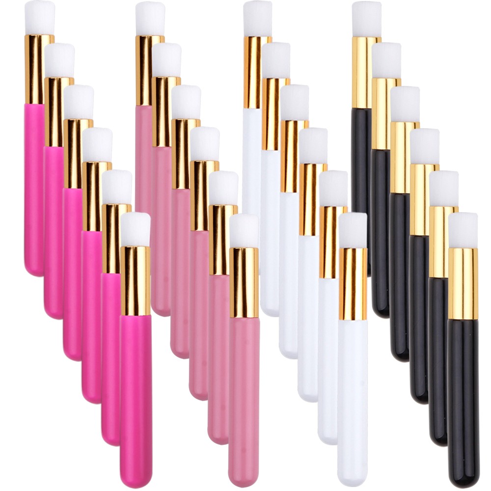 10/20pcs Eyelash Eyebrow Cleaning Brush Nose Blackhead Brushes Clean Brush Lash Shampoo Professional Eyelash Brush Accessories