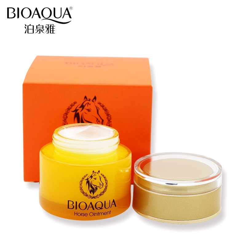 BIOAQUA - skin care cream, horse oil, whitening, deep moisturizing, face cream, anti-wrinkle, anti-aging, face care, 50g