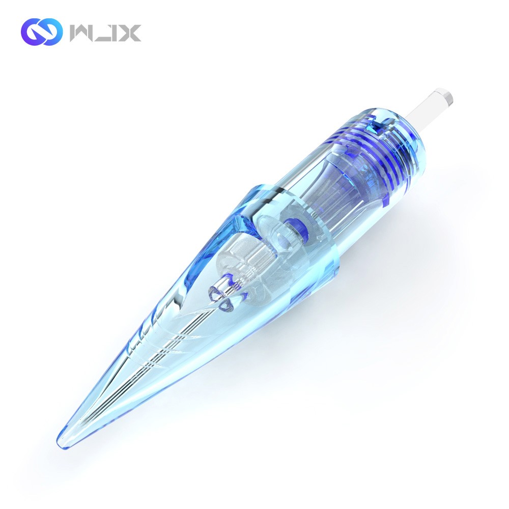 20pcs WJX RL RLB Tattoo Cartridge Needles Disposable Pot Liner Rotary Makeup Machine PMU Needles Tattoo Supplies