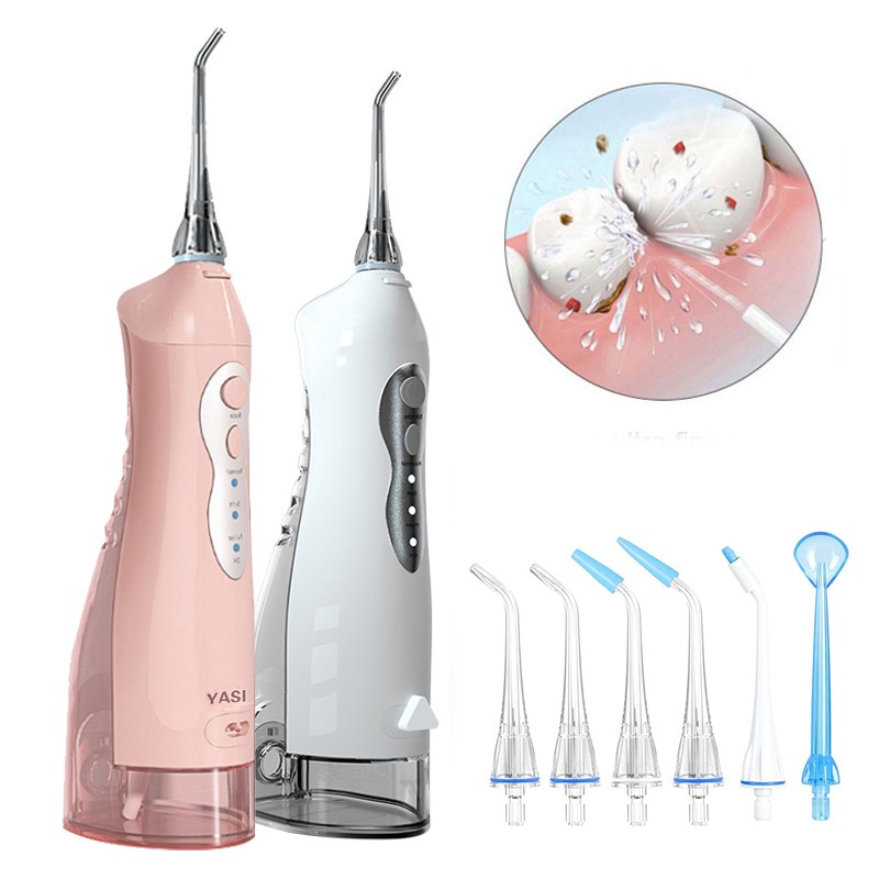 Cordless Oral Irrigator Electric Water Dental Flosser USB Rechargeable Portable Water Jet Dental Floss Waterproof 3 Modes