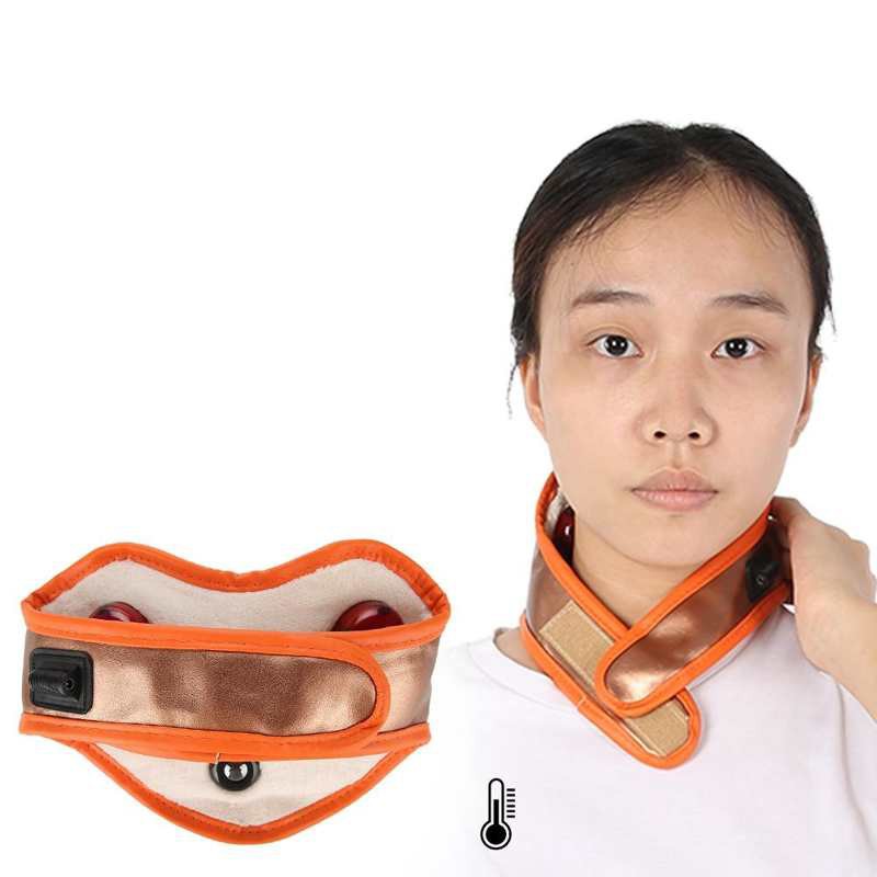 Tourmaline Self Heating Neck Magnetic Therapy Belt Spontaneous Heating Neck Braces USB Cervical Vertebra Protection Massager