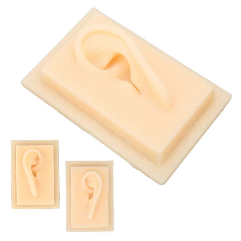 Silicone Ear Fake Ear Glossy Texture for Teaching Demonstration