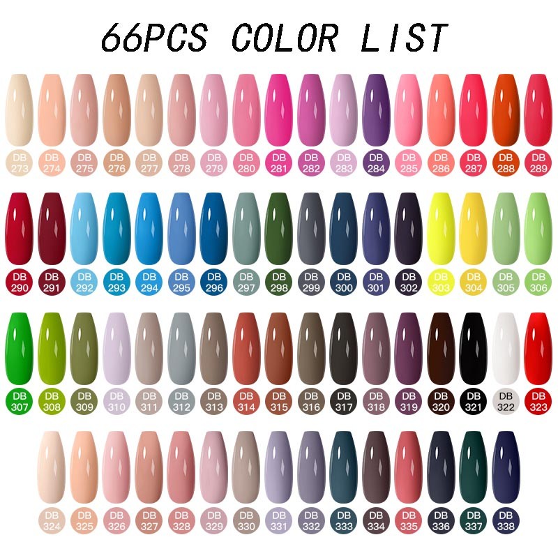 Mtssii 25/60pcs Color Gel Nail Polish Set Glitter Sequins Gel Soak Off UV Gel Semi Permanent Base and Top Coat Nail Art Gel Kits