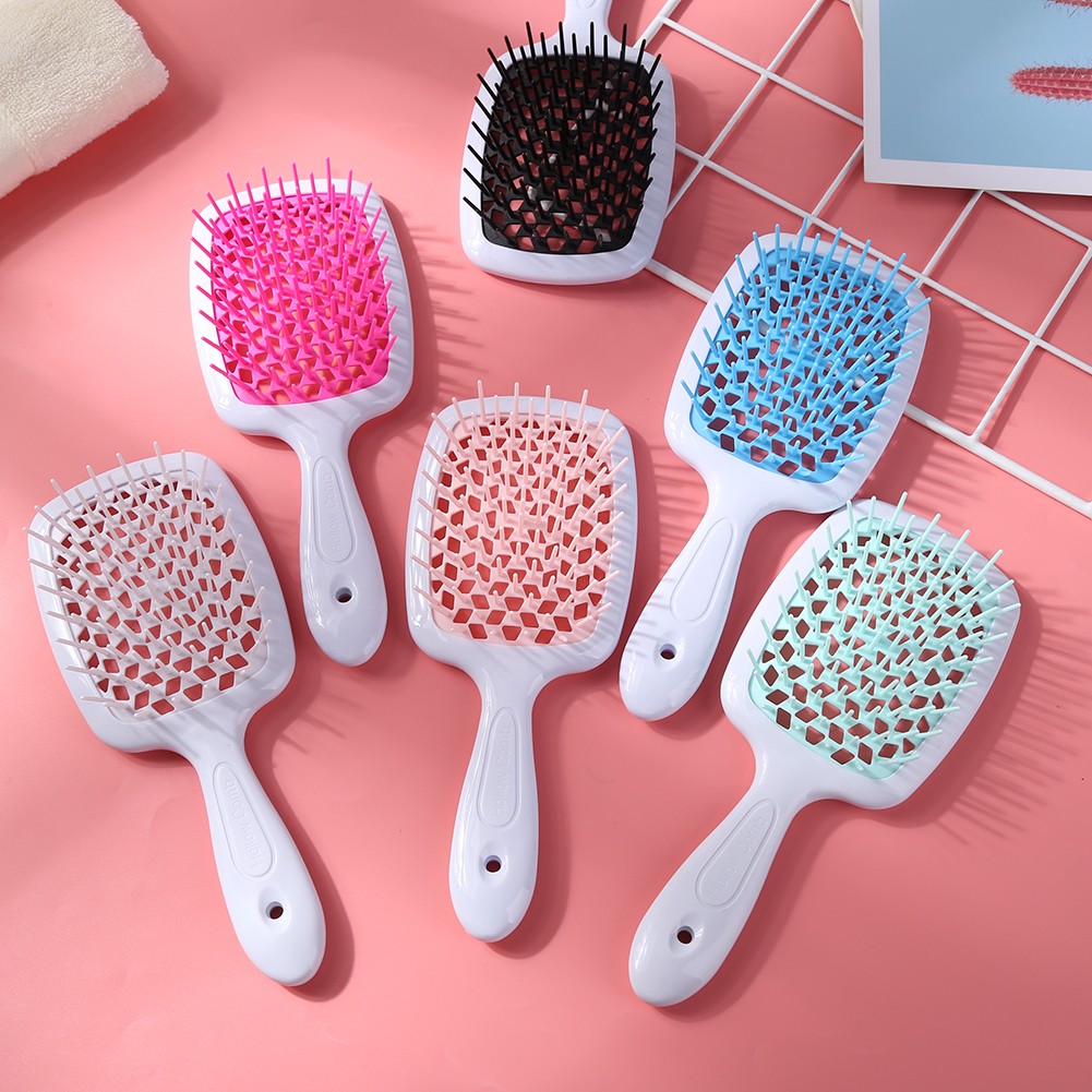 Tangled Hair Brush Salon Hairdressing Tools Large Plate Combs Hair Massage Comb Hair Brushes Girls Ponytail Comb