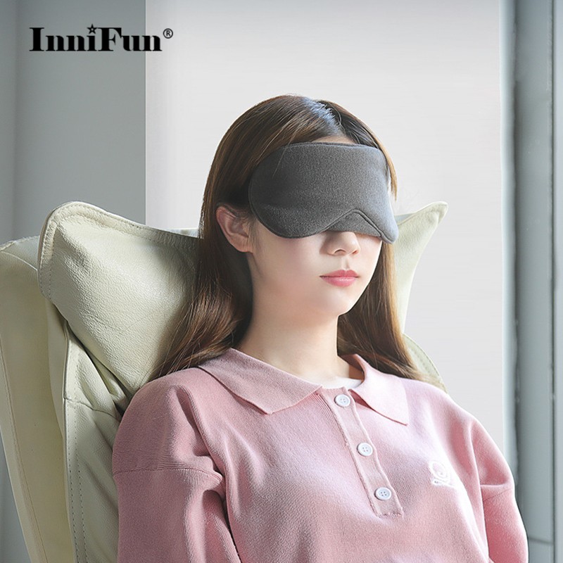 Cotton Sleep Mask Portable Home Travel Eyes Mask For Sleeping Nap Modal Eyeshade Relax Shading Eye Patches Health Care