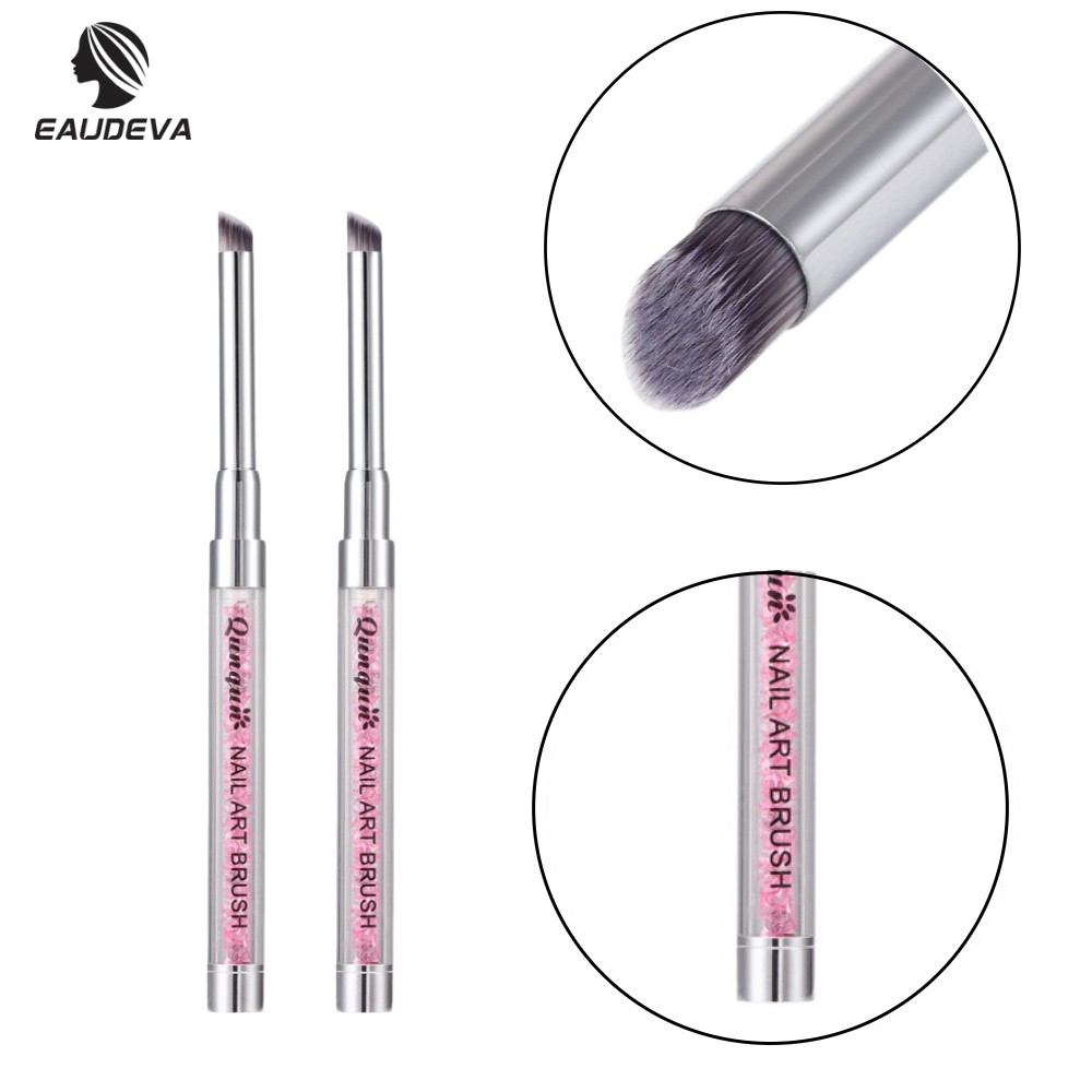 Nail Art Brush Gradient Drawing Pen Nail Paint Brush UV Gel Oblique Mouth Gradual Painting Brush Pen Nail Art Design Tools