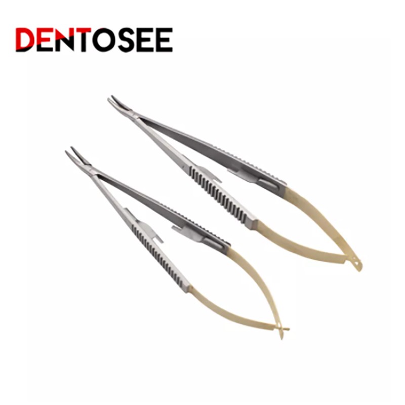 1pc Dental Surgery Orthodontic Implant Castroviejo Needle Holders 14cm CE Tool