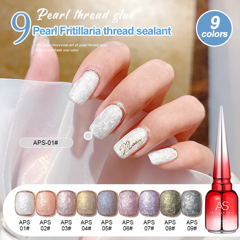 2022 commonly used nail gel fluorescent spar sham universal bright color cat eye mother of pearl nail gel