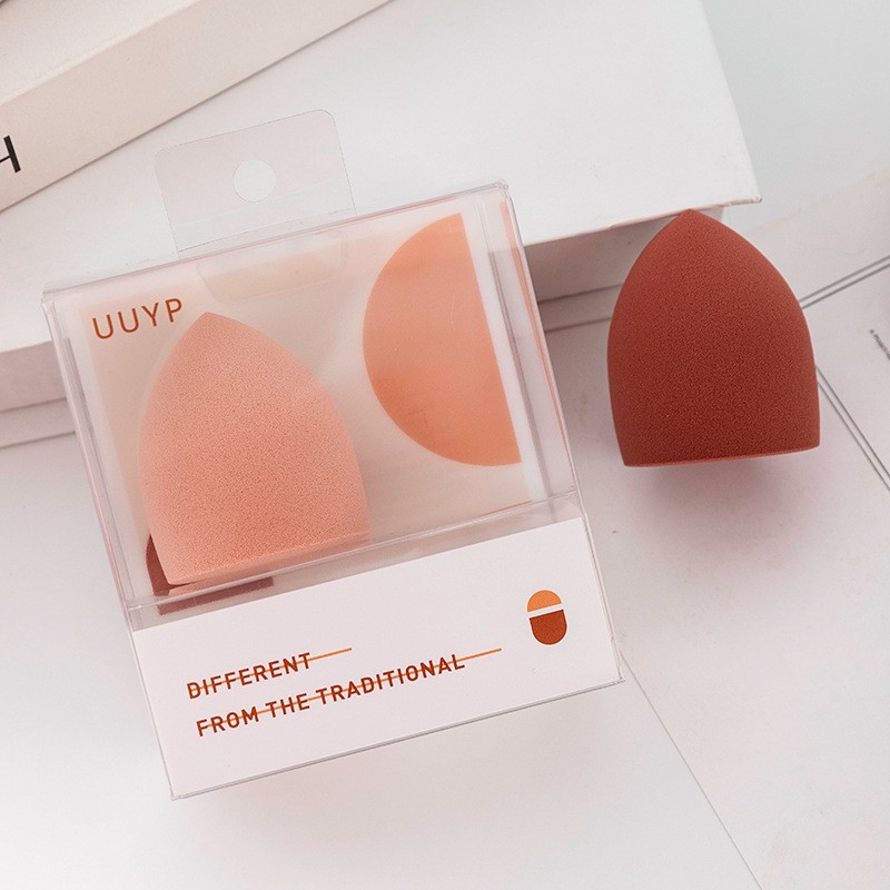 2pcs Makeup Powder Sponge With Box Dry And Wet Combined Beauty Cosmetic Ball Foundation Tools Esponjas De Maquillaje