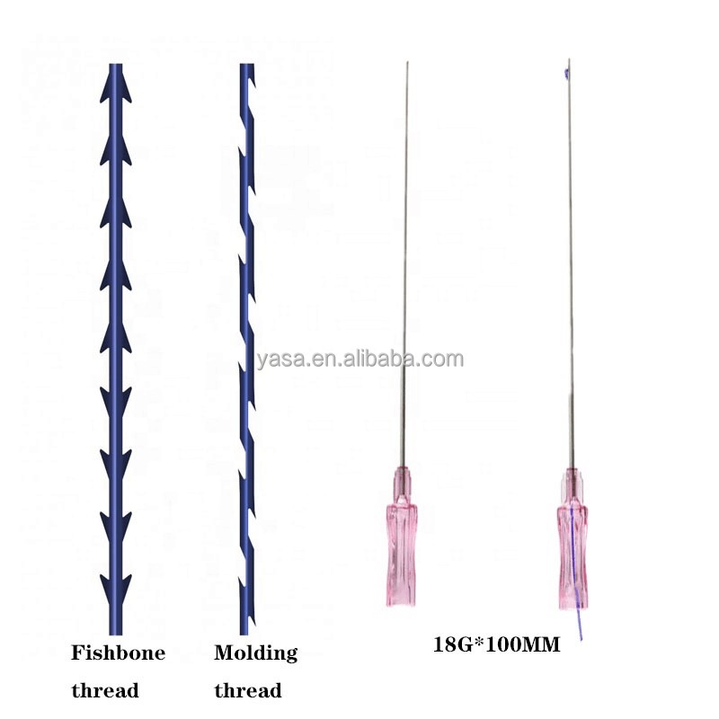 جديد صب Cog هيكل السمكة 18g 19g رفع المواضيع PCL PDO الأسلاك مع CE