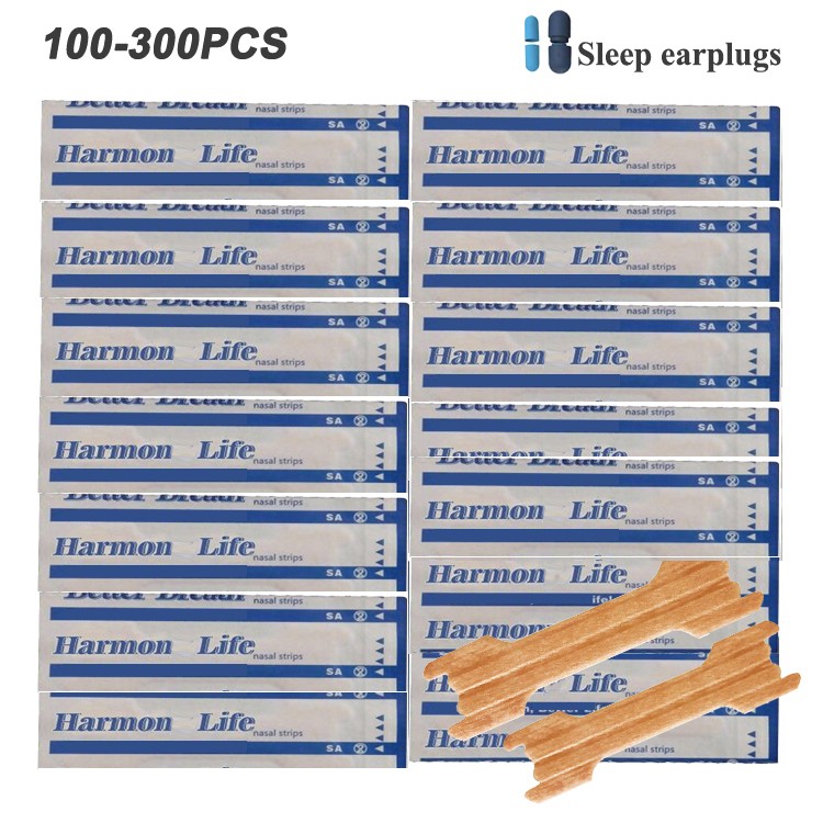 100-300pcs Breathe Nasal Strips Right Aid Stop Snoring Nose Patch Good Sleep Patch Product Easier Breathe Random Pattern