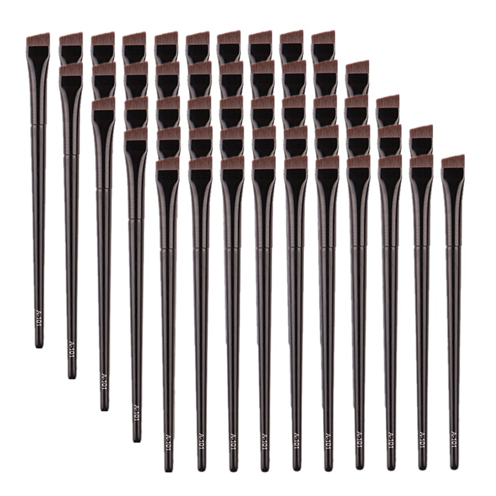 5/10/20/50pcs Eyebrow Contour Makeup Brushes Eyebrow Eyeliner Brush Professional Super Thin Angled Liner Eye Brush Make Up Tools