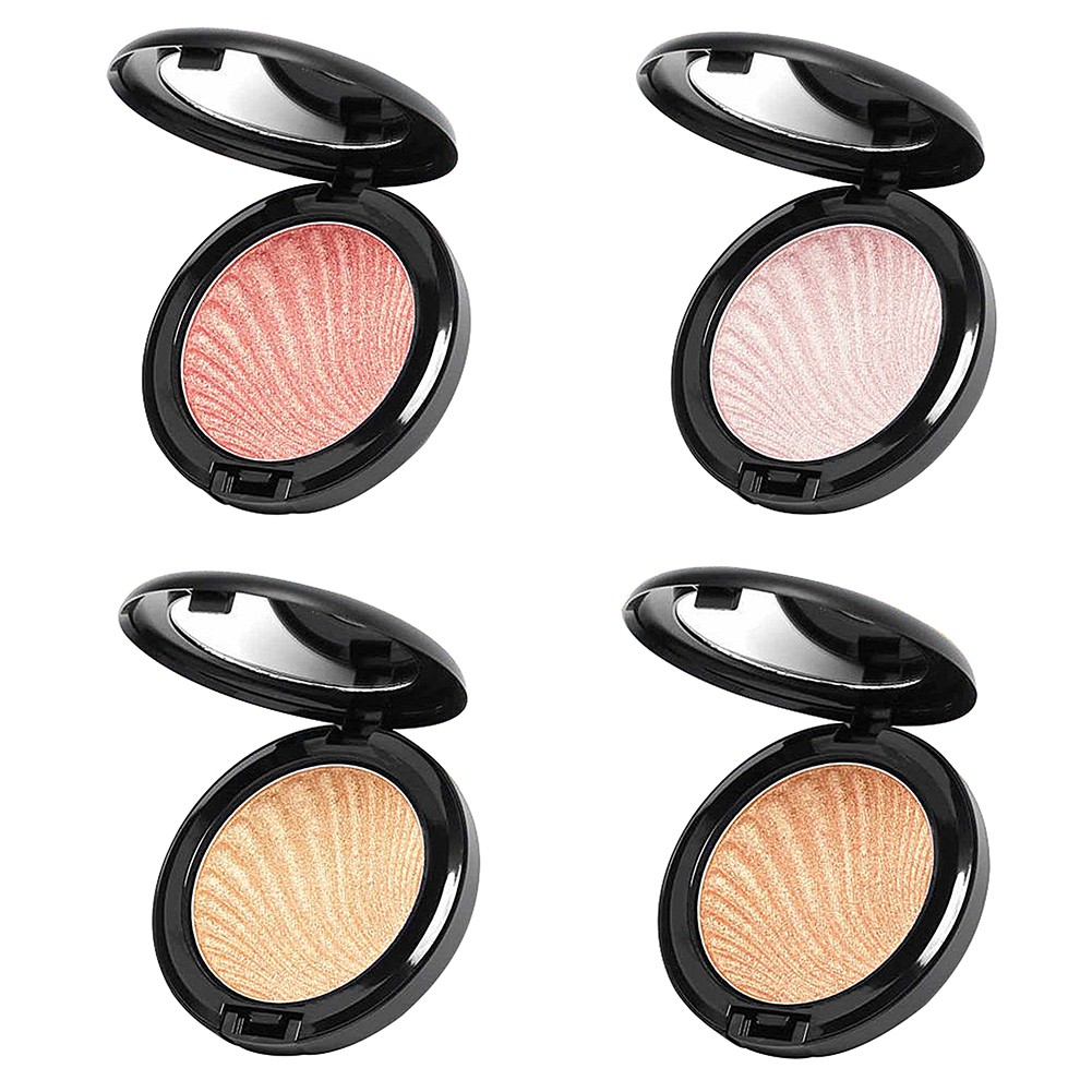 New 4 Colors Highlighter Palette Ultra Glow Beam Shiny Palette Powder Makeup Highlighter Contour