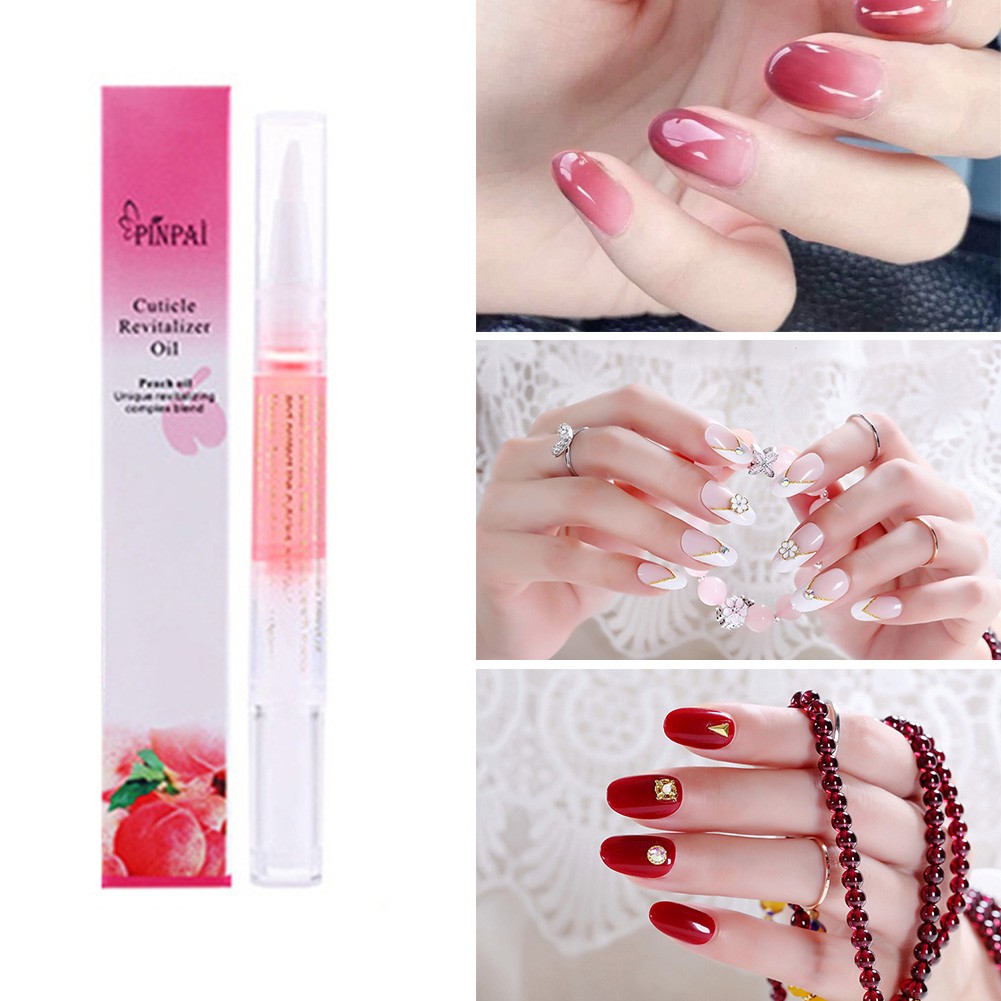 5ml Nail Nutrition Oil Pen Nail Treatment Pen Cuticle Revitalizing Oil Prevent Agnail Nail Gel Polish Nourish Skin for Manicure