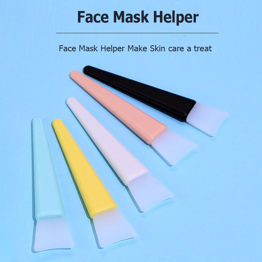 Professional Silicone Facial Mask Brush Face Makeup Mud Applicator Cream Mixing Soft Portable DIY Beauty Tools Women Beauty