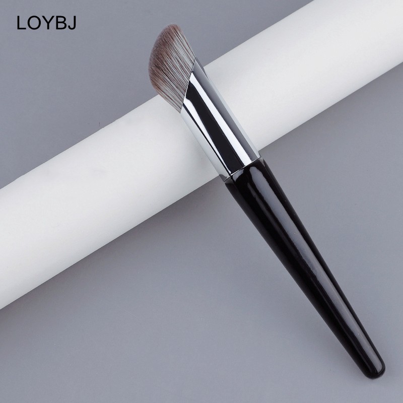 LOYBJ 1pcs Finger Belly Foundation Makeup Brushes Cosmetic Powder Liquid Foundation Concealer Cream Bevel Head Make Up Brush