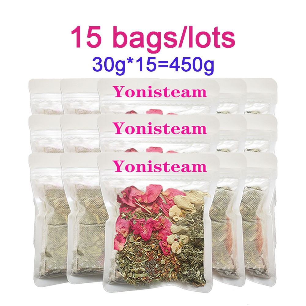 15 Pack Yoni Steam 100% Chinese Herbal Medicine Vaginal Detox Bath Vaginal Care Douche Yoni Spa For Women Health Health Product