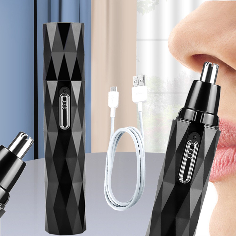 Electric Nose Hair Trimmer Face Cleaning Care Rechargeable Ear Nose Hair Trimmer Clipper for Men Shaving Hair Removal Razor