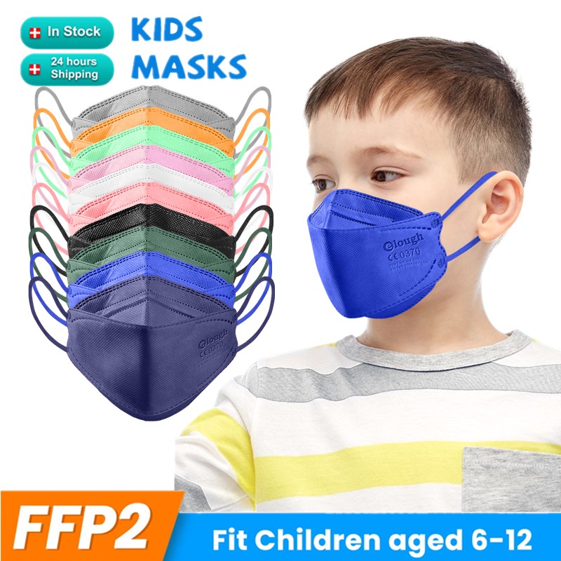 6-12 years old ffp2 niños kids mask mascarillas FPP2 children's masks KN95 protective face mask CE Mascarilla ffp2 Infantil ffp2masque