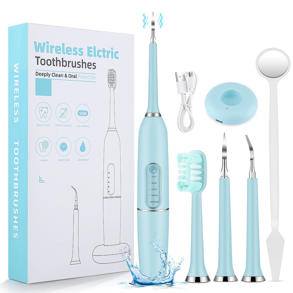 Sonic Dental Scaler Electric Toothbrush Tartar Stain Dental Calculus Remover Tooth Cleaner Teeth Cleaning Oral Care Tool