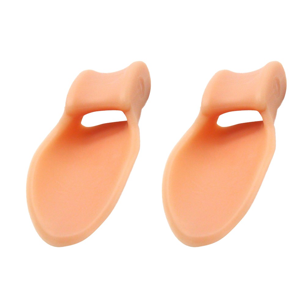 2pcs Silicone Gel Big Toe Separator Bunion Orthopedic Ectropion Toes Corrector Separator Valgus Finger Straightener