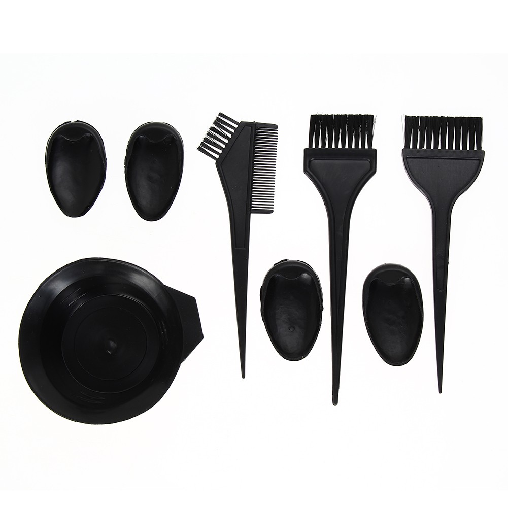 5pcs/set Professional Salon Hair Styling Coloring Tools Dye Oil Bowl Comb For Tint Tousle Coloring Bleach