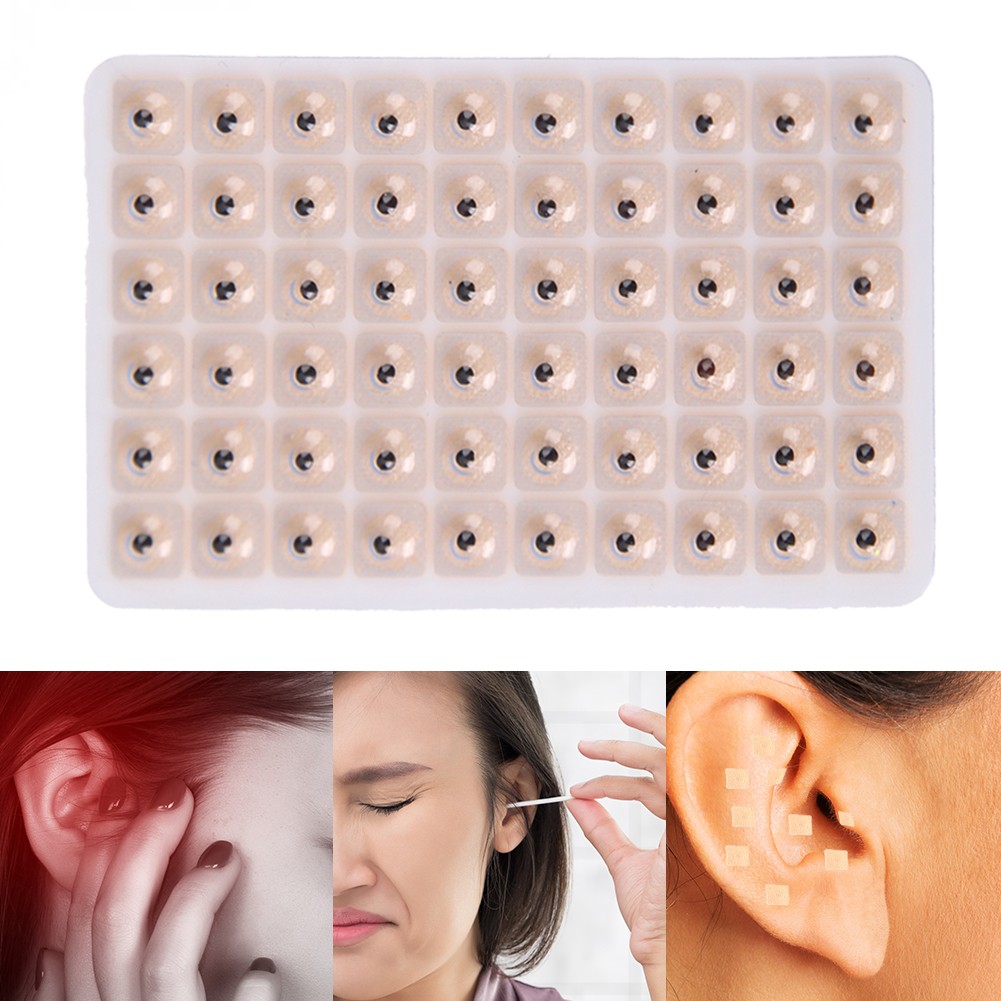 1800pcs Stickers Ears Relaxation Acupuncture Needle Ear Seed Vaccaria Ear Massage Ear Paster Press Seeds Health Care Tool