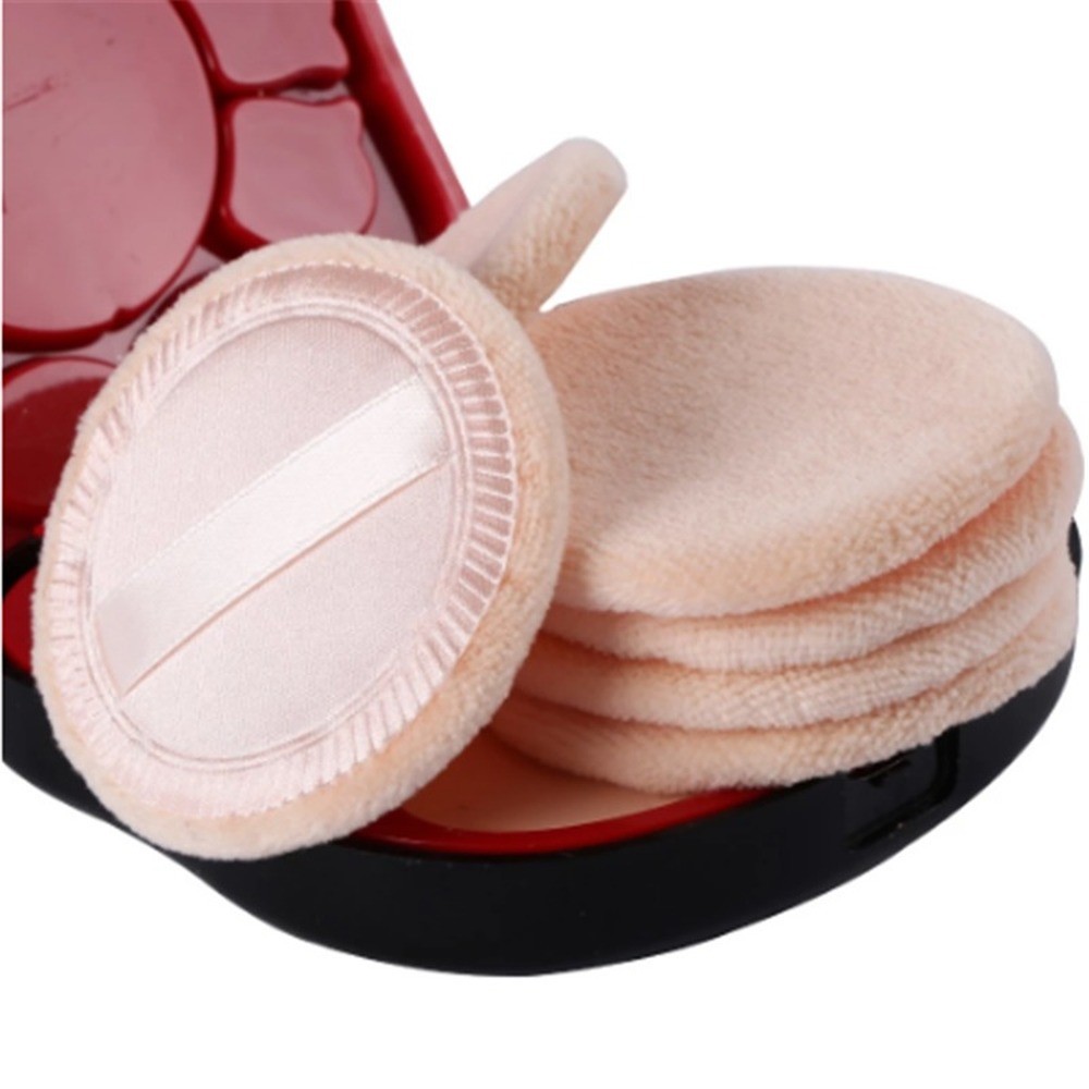 6pcs oft Cosmetic Puff Air Cushion Concealer Foundation Powder Makeup Sponge Smooth Puff Cosmetic Tools Wet Dual Dry Use