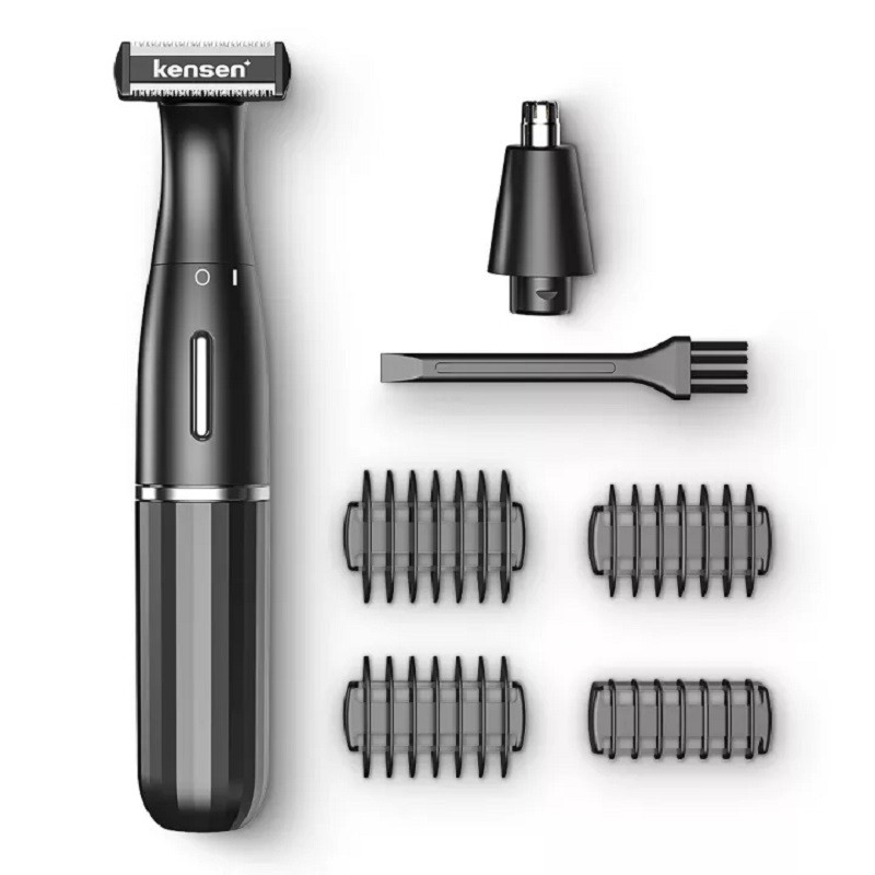 Men Face Body Shaver Kit Electric Shaver Nose Hair Trimmer Beard Shaving Wet Dry USB Charging