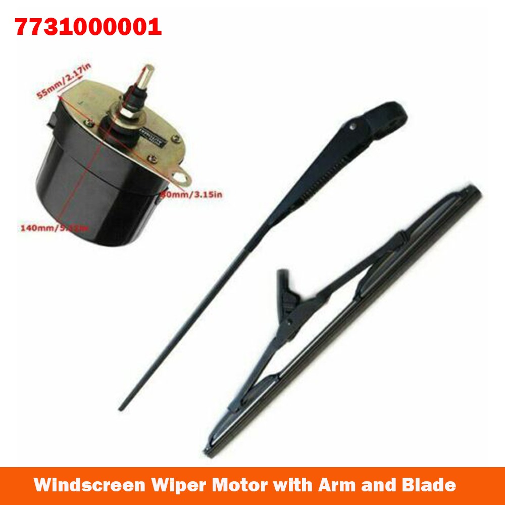 12V Universal Windshield Wiper Motor With Arm And Blade For Fishing-Boat Caravan 01287358 7731000001 0390506510 Car Accessories