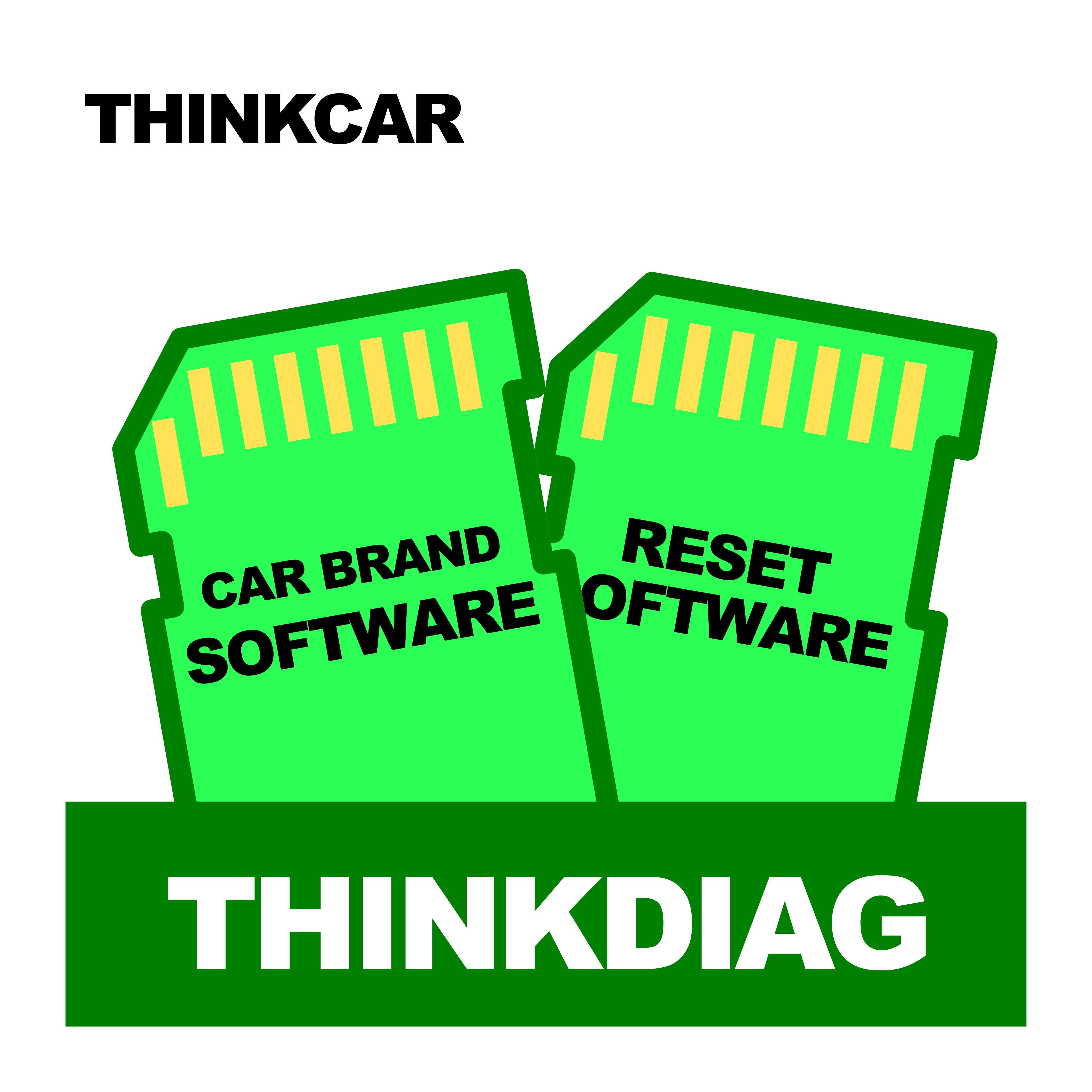 THINKCAR Thinkdiag All Software for 2 Years PK Easydiag 24 Hours Unlock Car 15 Reset Software Activate Full Software for Thinkdiag