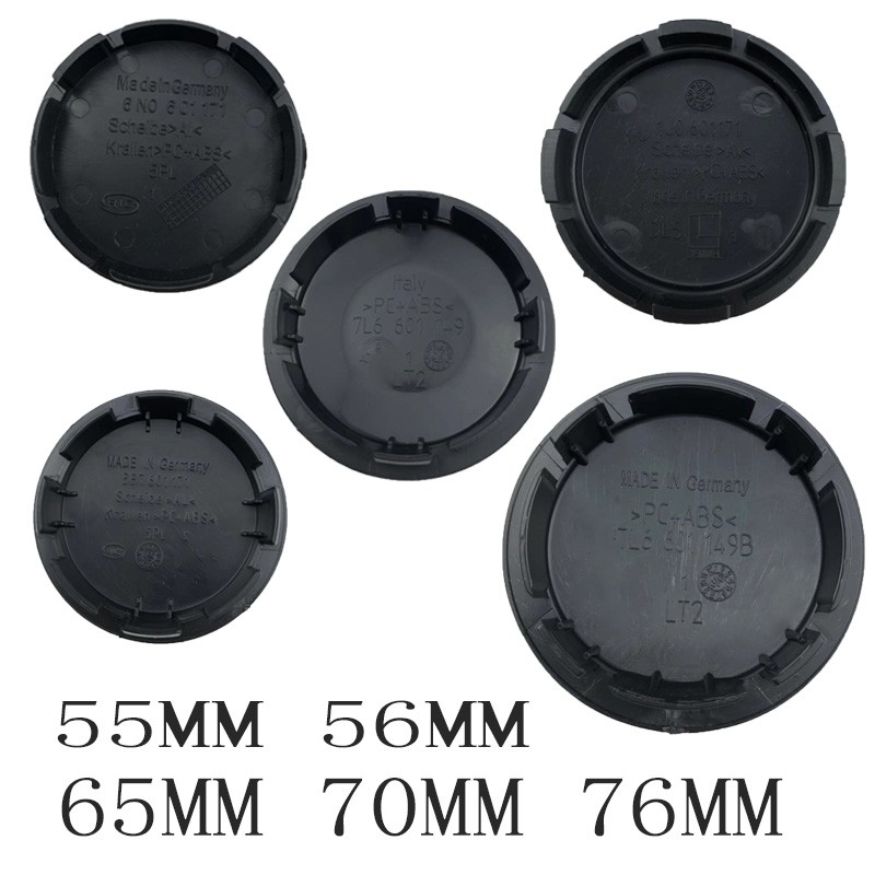 4pcs/lot 55mm 56mm 76mm 65mm 70mm VW Wheel Center Caps Car Cover Badge Emblem For Volkswagen Transporter 3B7601171