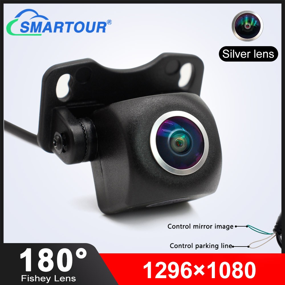 Smartour 1080P 180° CCD Car Rear View Reverse Camera Android Auto Parking Monitor HD Night Vision Universal Front Camera